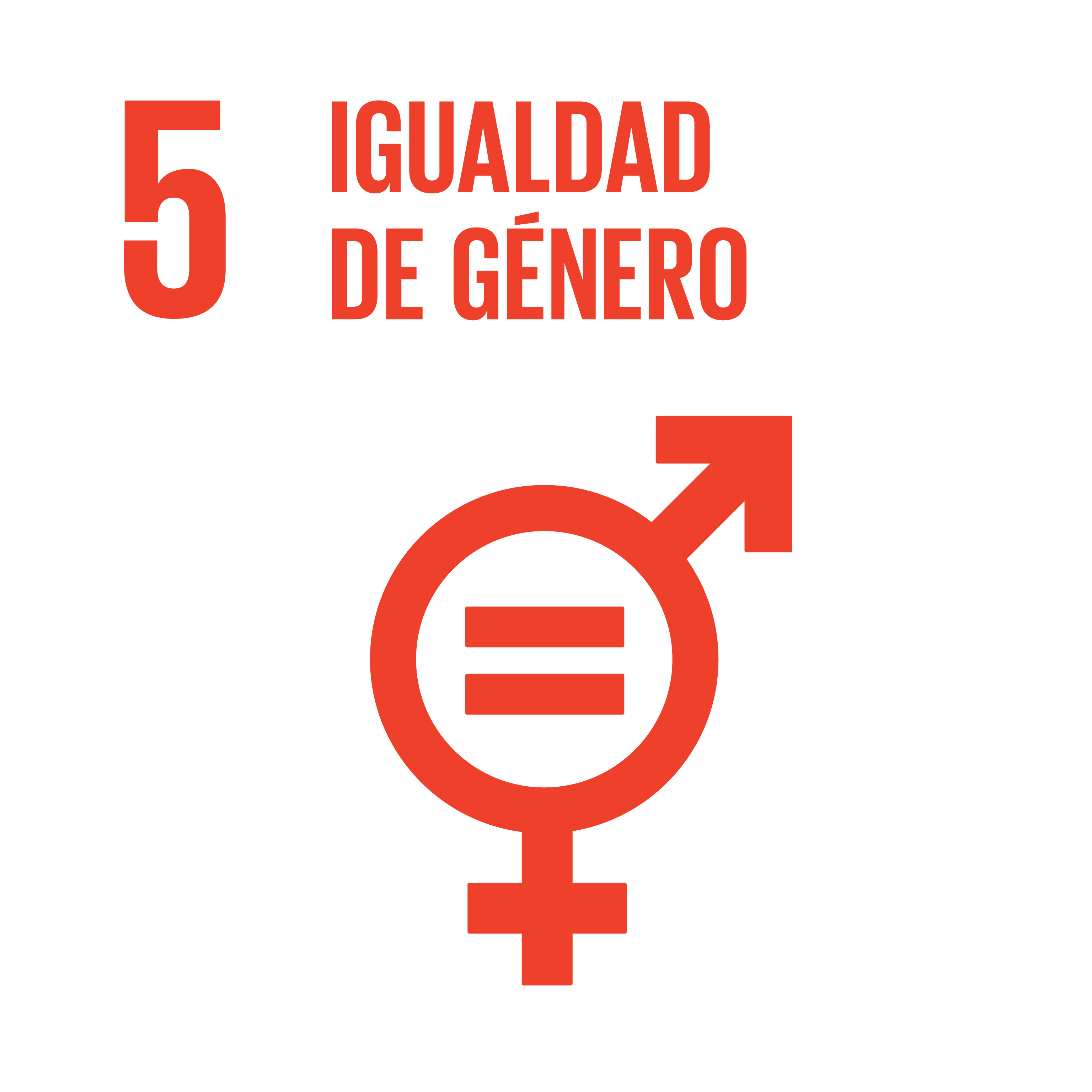 5. Igualdad de género