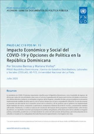 Portada Impacto Económico y Social del COVID-19