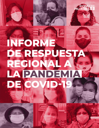 Portada publicación "Informe de respuesta regional a la pandemia de COVID-19"