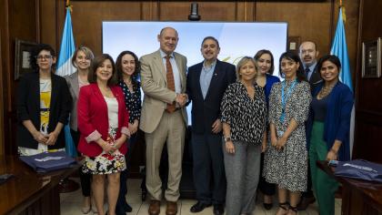 Universidad Rafael Landívar de Guatemala (URL) y UNOPS firman convenio de colaboración