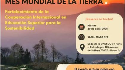 Poster sobre el mes mudial dela tierra 2025